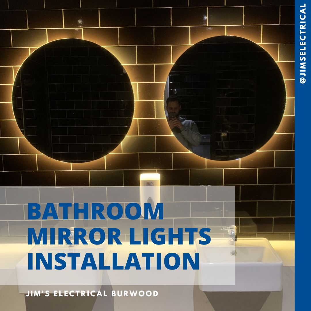 Bathroom Mirror Lighting Installation